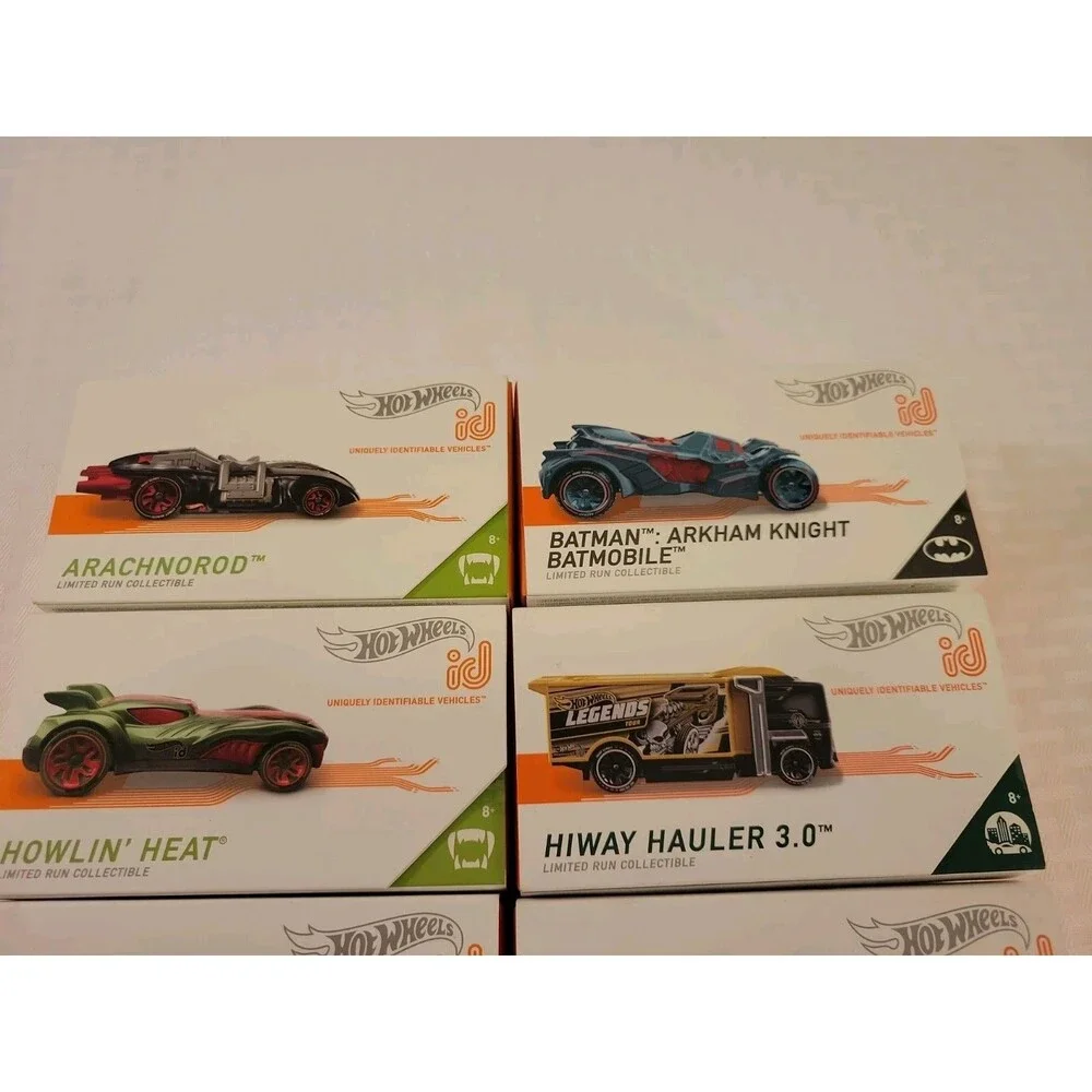 New Lot Of 10 Hot Wheels ID Vehicles.  Limited Run Retired. Batman 69 Corvette